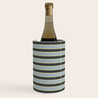Vintage Cottage Stripes Cozy Eclectic Pattern Wine Chiller Gallery Image 2