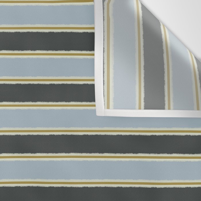 Vintage Cottage Stripes Cozy Eclectic Pattern Wall Tapestry Gallery Image 3