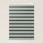 Vintage Cottage Stripes Cozy Eclectic Pattern Stationery Card Gallery Image 2