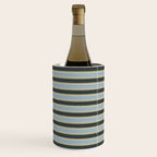 Vintage Cottage Stripes Cozy Eclectic Pattern Wine Chiller Gallery Image 1