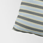 Vintage Cottage Stripes Cozy Eclectic Pattern Pillow Sham Gallery Image 4