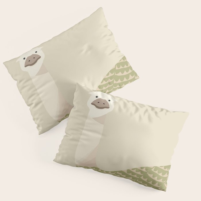 Whimsical Emu Pillow Sham Gallery Image 1
