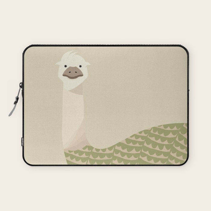 Whimsical Emu Laptop Sleeve Gallery Image 1