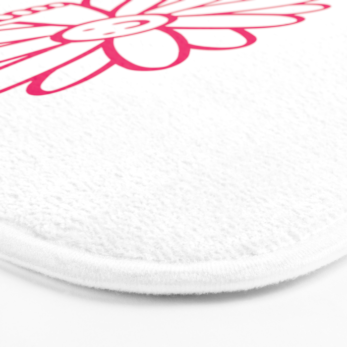 Flower Thumbs Up Bath Mat Gallery Image 3