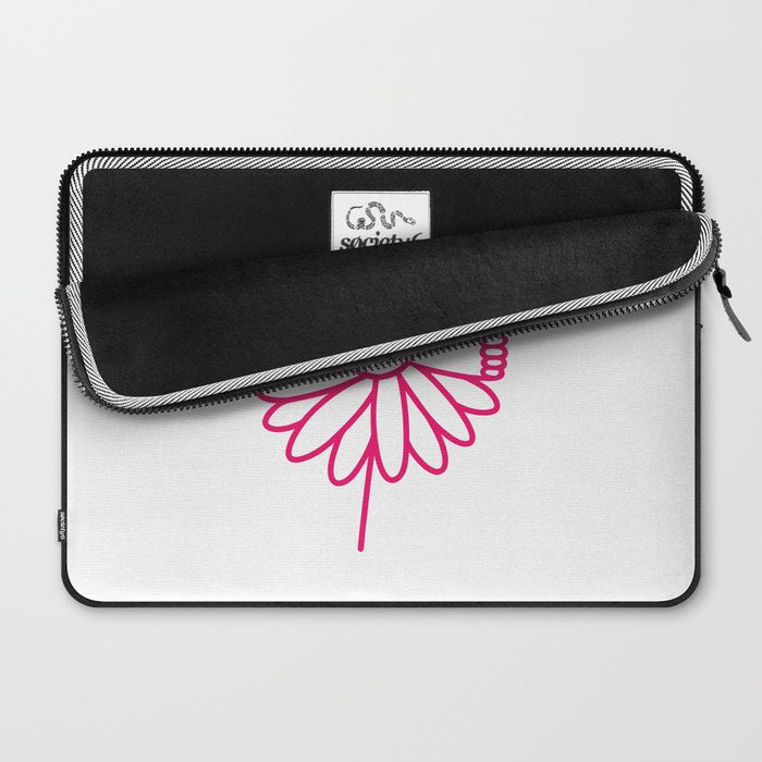 Flower Thumbs Up Laptop Sleeve Gallery Image 2