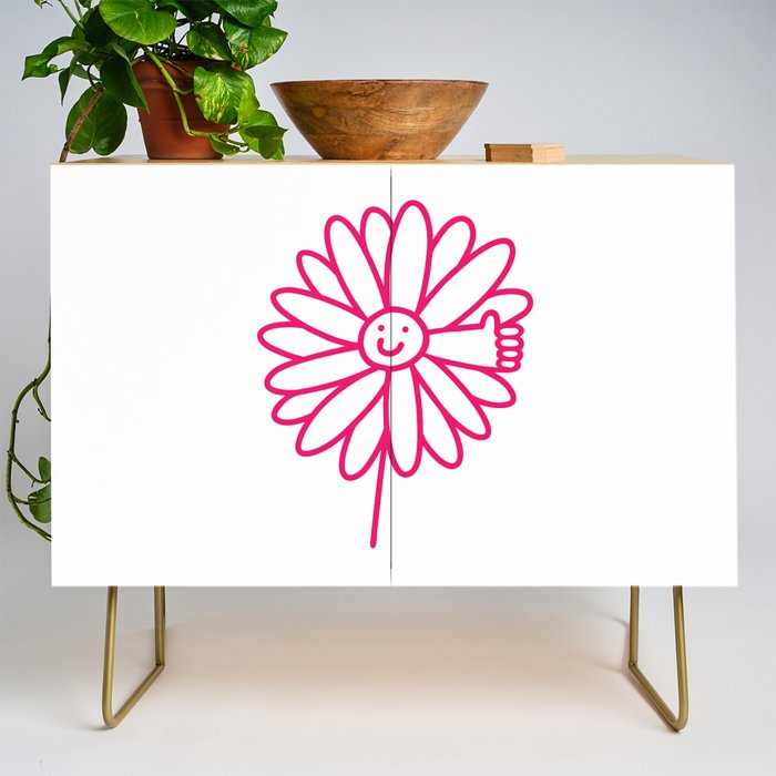 Flower Thumbs Up Credenza Gallery Image 1