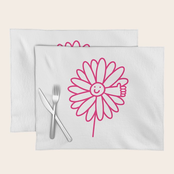 Flower Thumbs Up Placemat Gallery Image 1