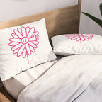 Flower Thumbs Up Pillow Sham Gallery Image 2
