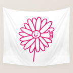 Flower Thumbs Up Wall Tapestry Gallery Image 4