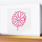 Flower Thumbs Up Wall Mural Gallery Image 2