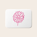 Flower Thumbs Up Bath Mat Gallery Image 1