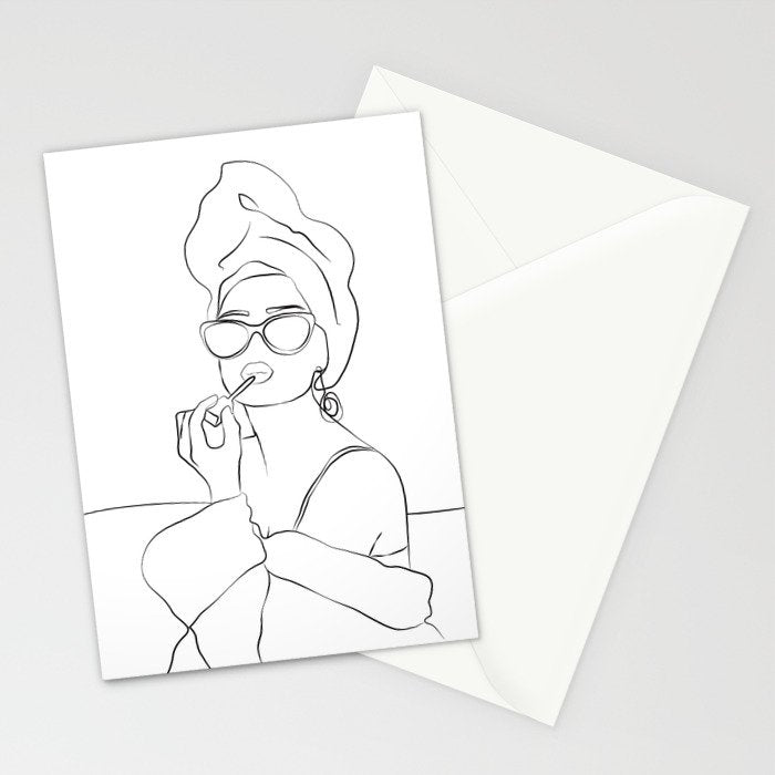 Audrey Hepburn Stationery Card Gallery Image 2