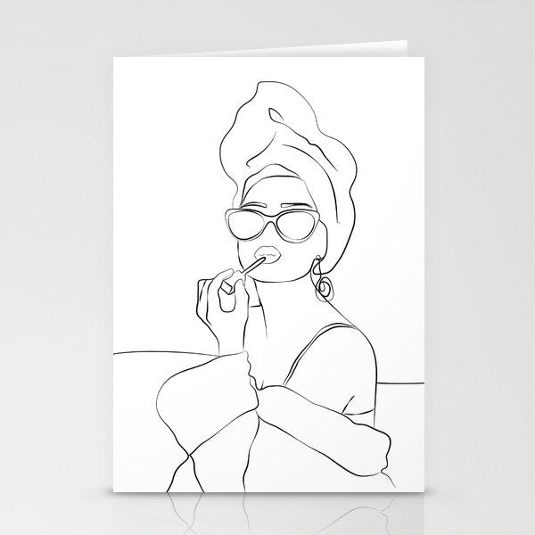 Audrey Hepburn Stationery Card Gallery Image 1