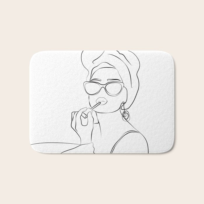Audrey Hepburn Bath Mat Gallery Image 1