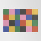 Bold Colorful Checks Pattern - Large XVII Rug Gallery Image 2