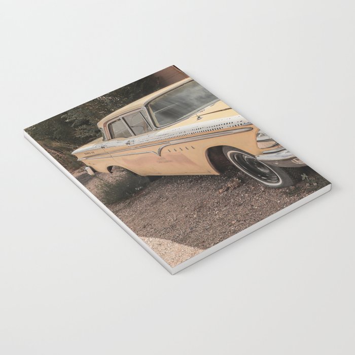 Vintage American Car Art Print | Famous Route 66 Scene Arizona Photo | USA Color Travel Photography Notebook Gallery Image 3
