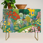 Klimt Garden Floral Landscape Credenza Gallery Image 1