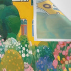 Klimt Garden Floral Landscape Wall Tapestry Gallery Image 3
