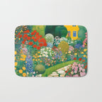 Klimt Garden Floral Landscape Bath Mat Gallery Image 1