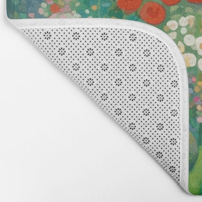 Klimt Garden Floral Landscape Bath Mat Gallery Image 2
