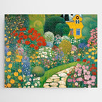 Klimt Garden Floral Landscape Jigsaw Puzzle Gallery Image 1
