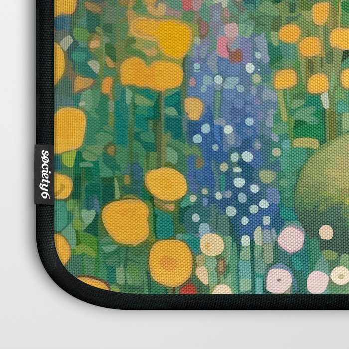 Klimt Garden Floral Landscape Laptop Sleeve Gallery Image 3