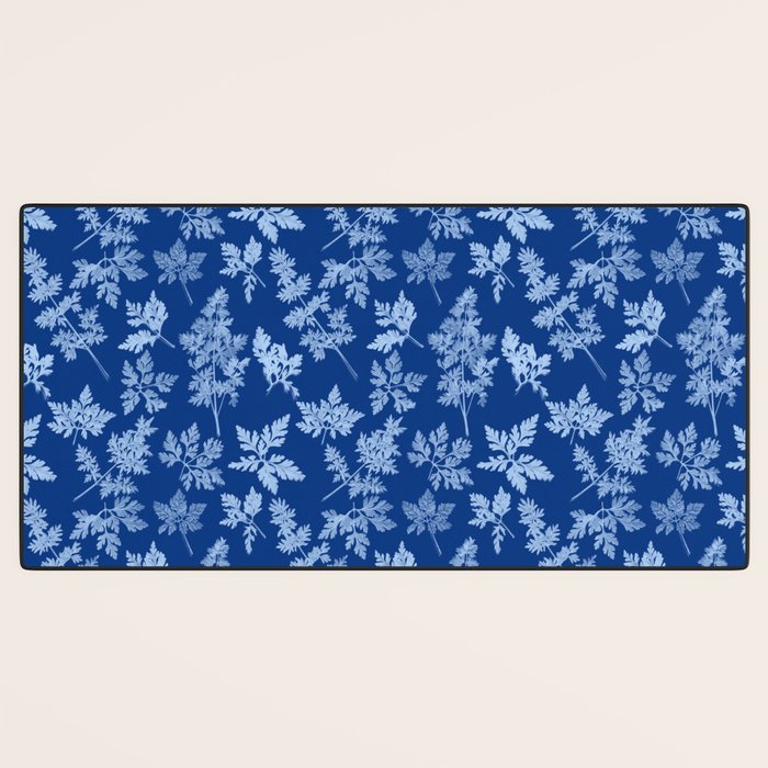 Herbal Blue Cynotype 01 Desk Mat Gallery Image 3