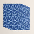 Herbal Blue Cynotype 01 Wrapping Paper Gallery Image 3