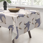 Whimsical European Hare Tablecloth Gallery Image 3