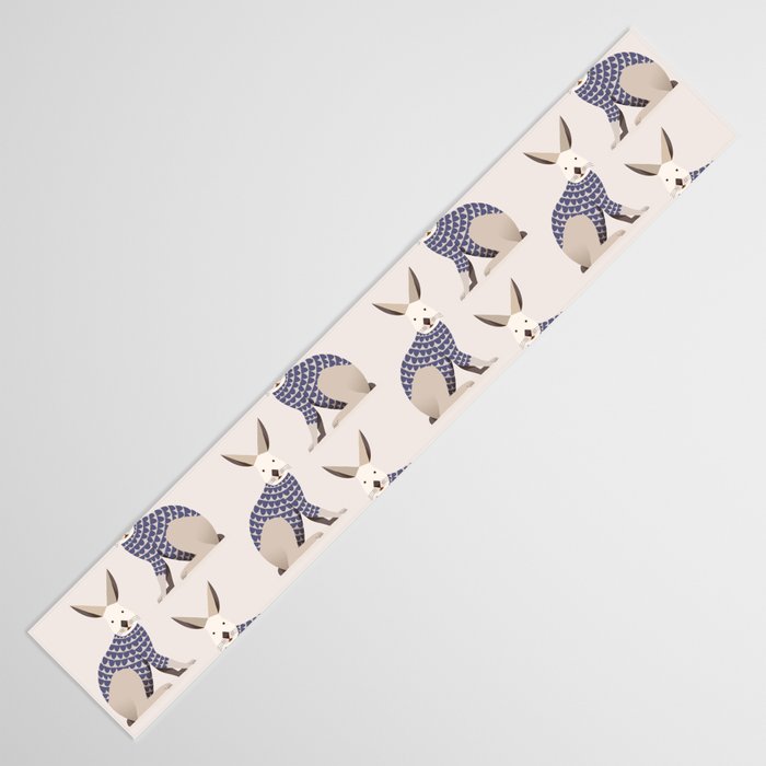 Whimsical European Hare Table Runner Gallery Image 3