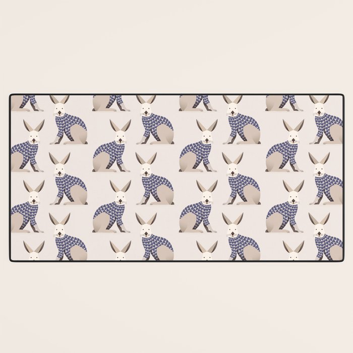 Whimsical European Hare Desk Mat Gallery Image 3