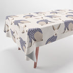Whimsical European Hare Tablecloth Gallery Image 1