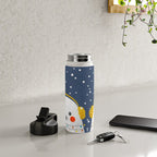 Christmas Baby Seal with fairy lights Water Bottle Gallery Image 4