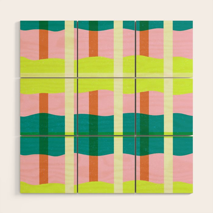 Festive Weave Wood Wall Art Gallery Image 1