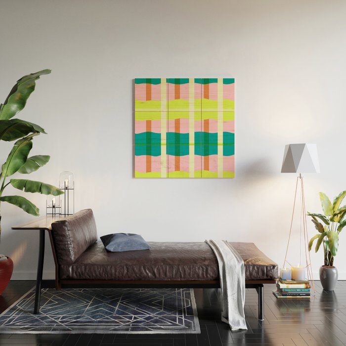 Festive Weave Wood Wall Art Gallery Image 2