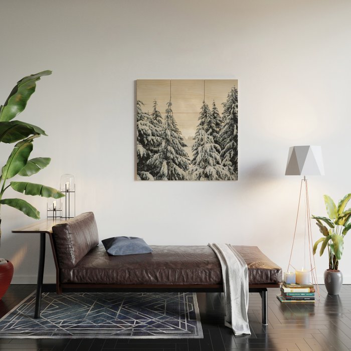 Winter Woods II - Snow Capped Forest Adventure Nature Photography Wood Wall Art Gallery Image 2