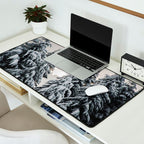 Winter Woods II - Snow Capped Forest Adventure Nature Photography Desk Mat Gallery Image 2