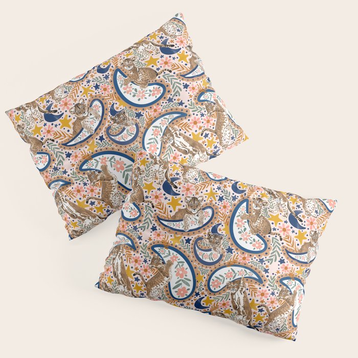  Leopard Cubs and Stars Pillow Sham Gallery Image 3