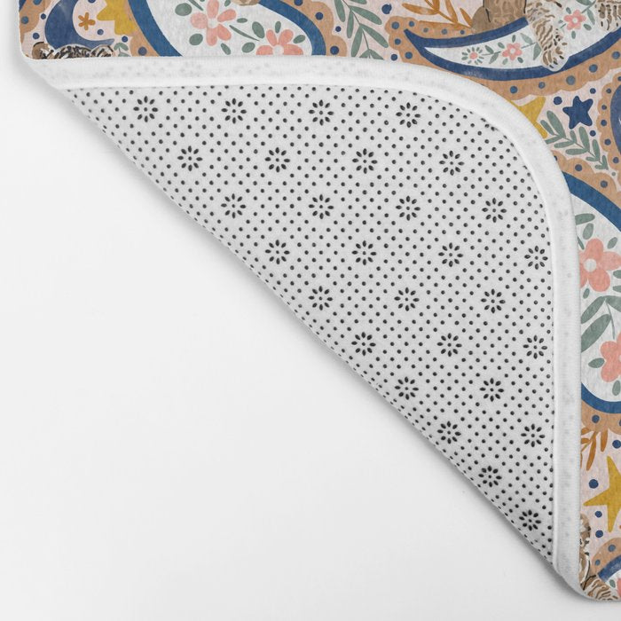  Leopard Cubs and Stars Bath Mat Gallery Image 2