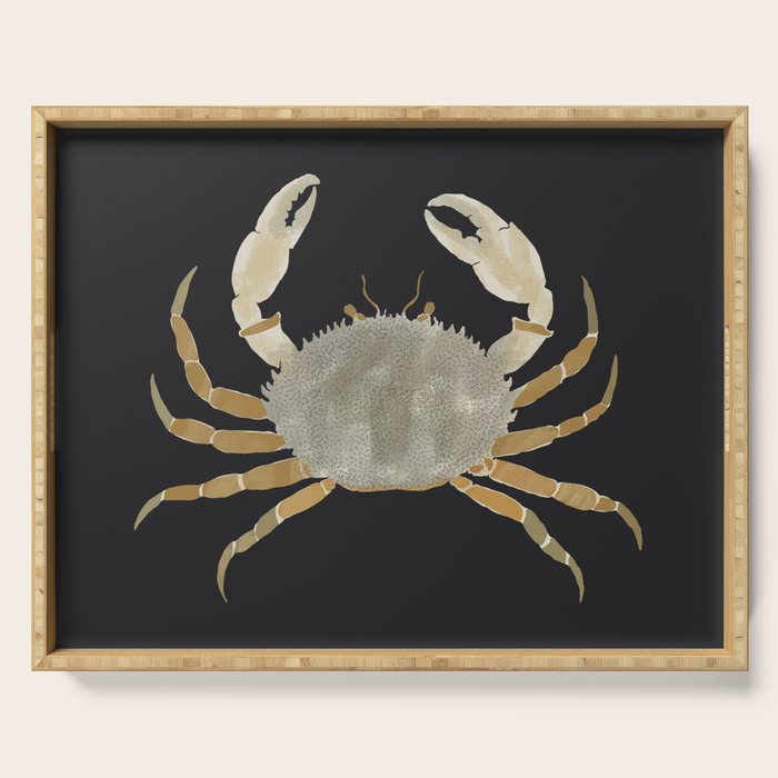 Minimalist Crab 2 Serving Tray Gallery Image 1