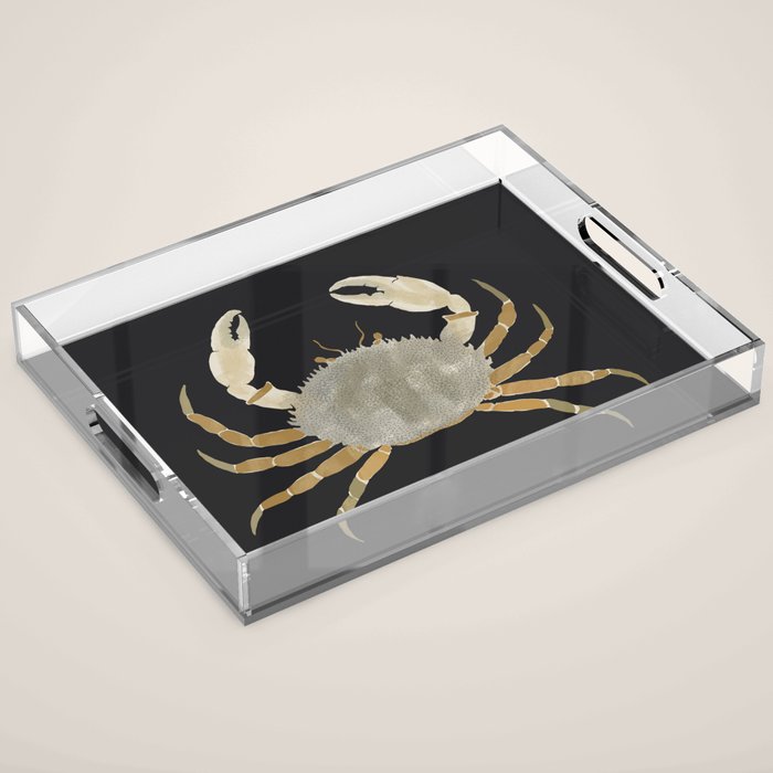 Minimalist Crab 2 Acrylic Tray Gallery Image 1
