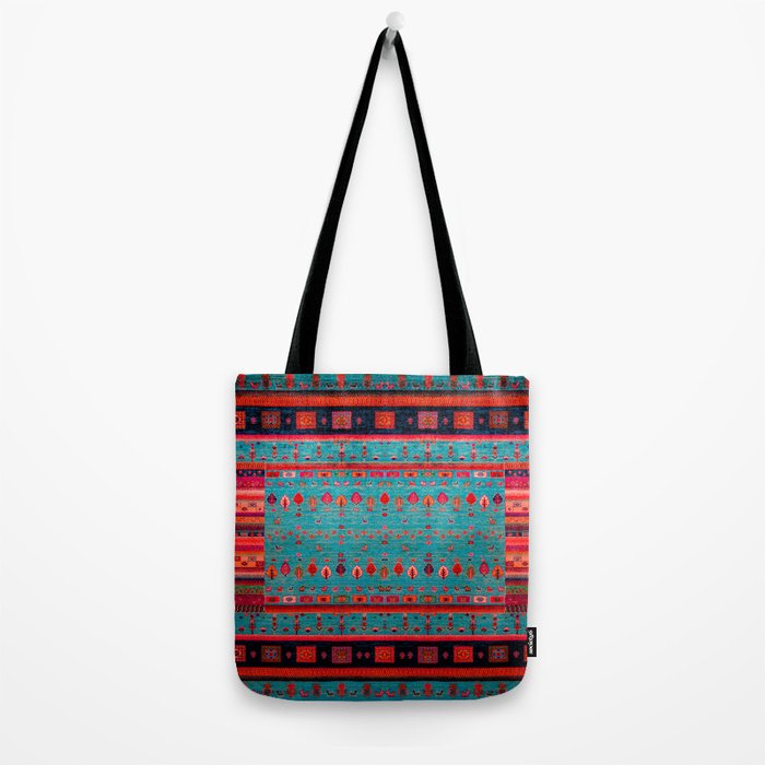 Traditional Berber Bohemian Moroccan Handmade Fabric Style Fall Autumn Color Inspiration Tote Bag Gallery Image 2