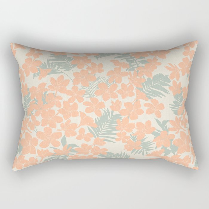 Exotical flowering blooms AH Rectangular Pillow Gallery Image 2