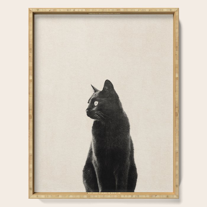 Black Cat Serving Tray Gallery Image 1
