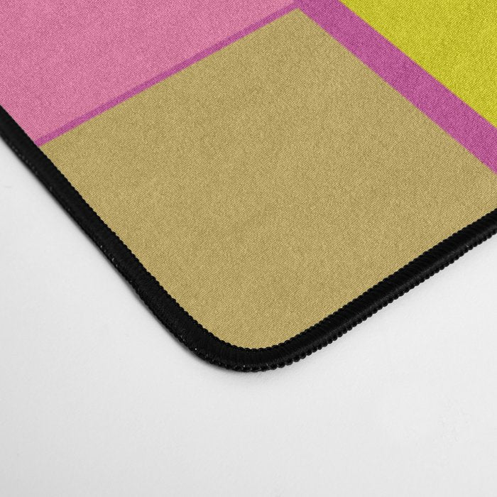 Fun Colorful Mid Century Modern Modtastic Abstract Geometric Pattern Desk Mat Gallery Image 4