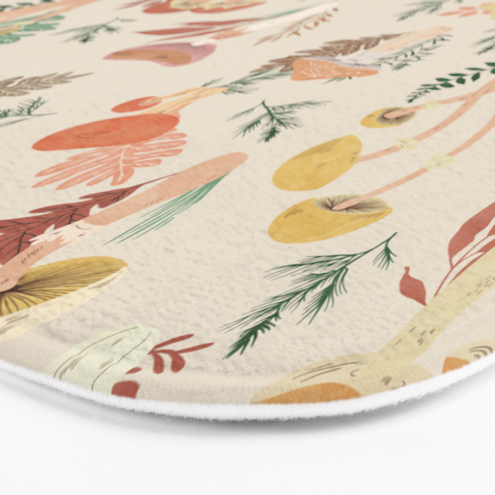 Wild mushrooms I Bath Mat Gallery Image 3