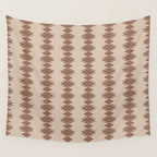  Geometric Southwestern Pattern XLV Desert Beige Wall Tapestry Gallery Image 4