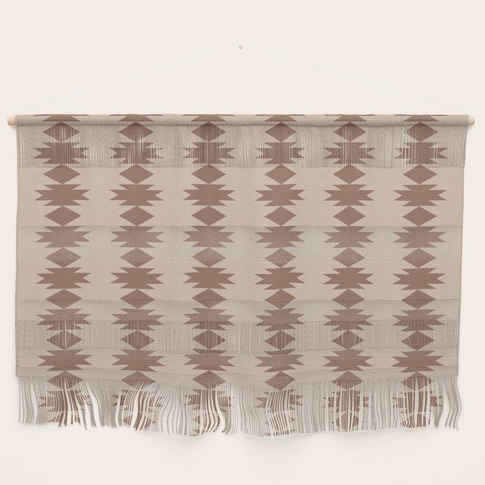  Geometric Southwestern Pattern XLV Desert Beige Wall Hanging Gallery Image 1