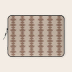  Geometric Southwestern Pattern XLV Desert Beige Laptop Sleeve Gallery Image 1