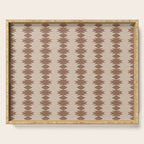  Geometric Southwestern Pattern XLV Desert Beige Serving Tray Gallery Image 1